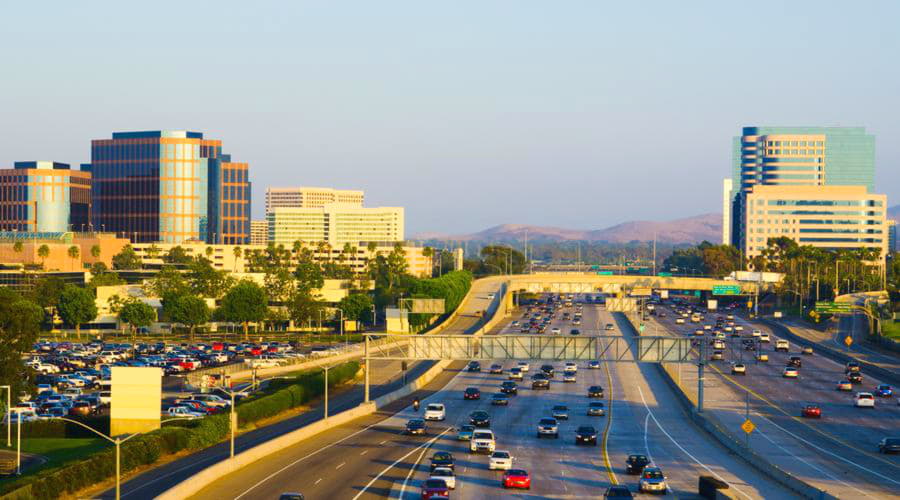 The best car rental options in Irvine